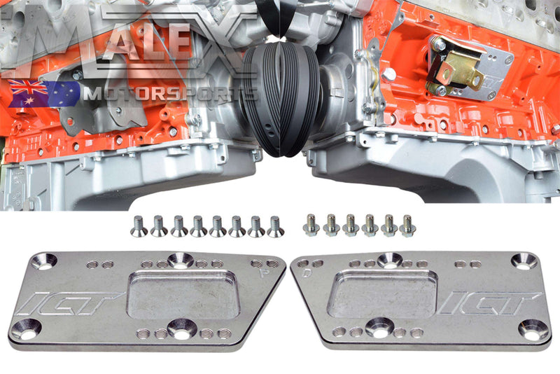 Sbc To Ls Engine Conversion / Swap Bracket Mount Billet Adaptors Set Adapter