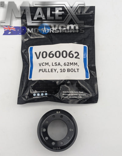 VCM LSA 10 Bolt Supercharger Pulley 62mm