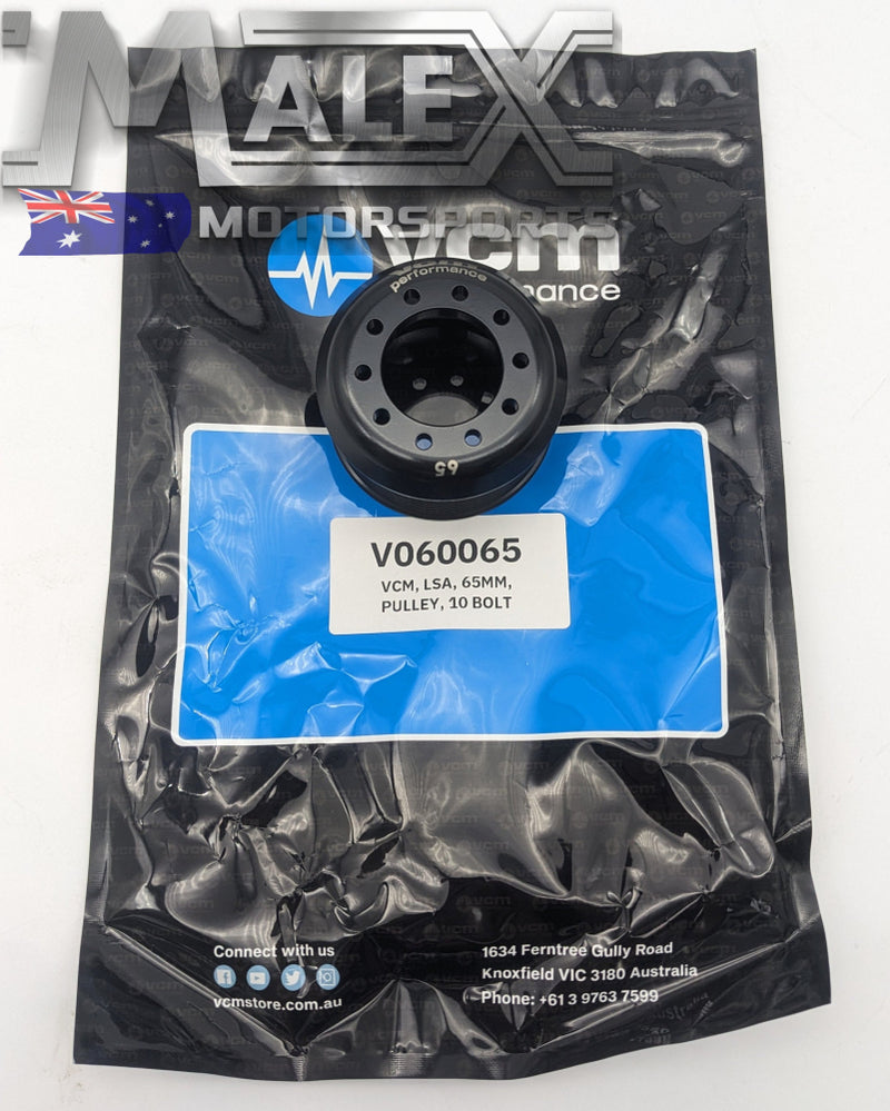 VCM LSA 10 Bolt Supercharger Pulley 65mm