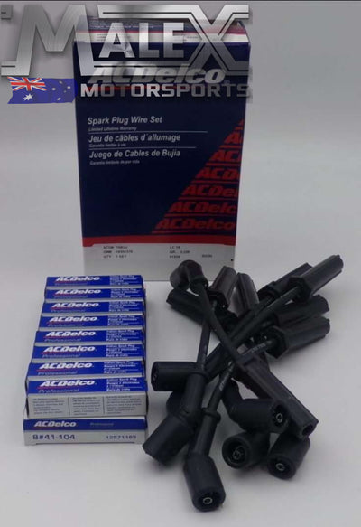 Ve Vf Iridium Ac Delco Spark Plugs And Lead Set Ls2 Ls3 L98 Ss Hsv V8